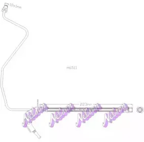 Тормозной шланг KAWE купить