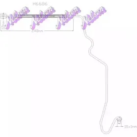 Тормозной шланг KAWE купить