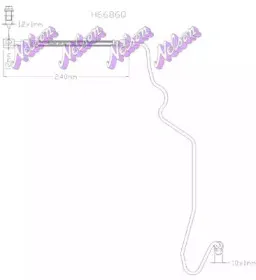 Тормозной шланг KAWE купить