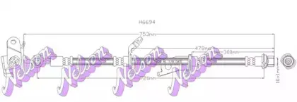 Тормозной шланг KAWE купить