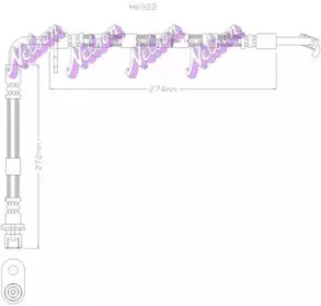 Тормозной шланг KAWE купить