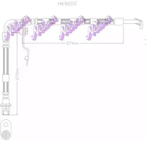 Тормозной шланг KAWE купить