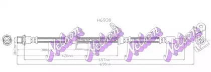 Тормозной шланг KAWE купить