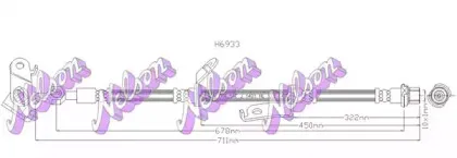 Тормозной шланг KAWE купить