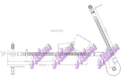 Тормозной шланг KAWE купить