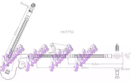 Тормозной шланг KAWE купить
