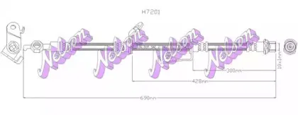 Тормозной шланг KAWE купить