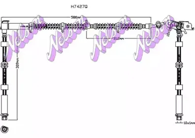 Тормозной шланг KAWE купить