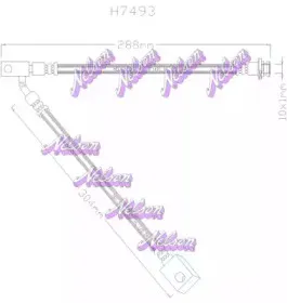 Тормозной шланг KAWE купить