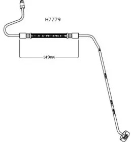Тормозной шланг KAWE купить