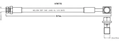 Тормозной шланг KAWE купить