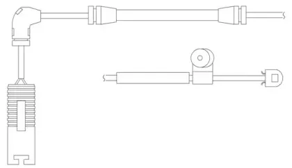 Сигнализатор, износ тормозных колодок KAWE купить
