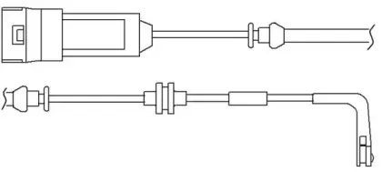 Сигнализатор, износ тормозных колодок KAWE купить