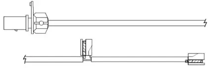 Сигнализатор, износ тормозных колодок KAWE купить