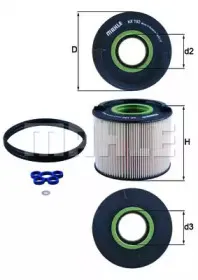 Топливный фильтр MAHLE ORIGINAL купить