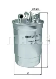 Масляный фильтр MAHLE ORIGINAL купить