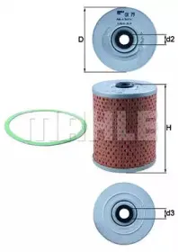 Масляный фильтр MAHLE ORIGINAL купить