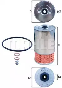 Масляный фильтр MAHLE ORIGINAL купить