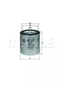 Топливный фильтр MAHLE ORIGINAL купить