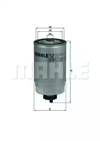 Топливный фильтр MAHLE ORIGINAL купить