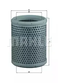 Воздушный фильтр MAHLE ORIGINAL купить