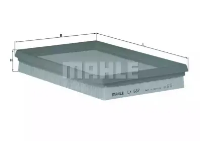 Воздушный фильтр MAHLE ORIGINAL купить