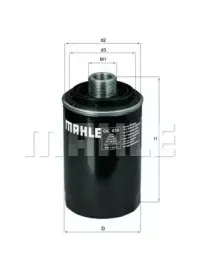 Масляный фильтр MAHLE ORIGINAL купить