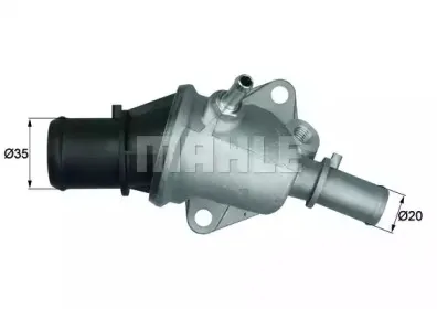 TI15088  Mahle - Термостат MAHLE ORIGINAL купить