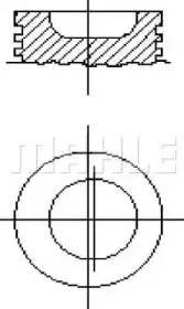 Поршень MAHLE ORIGINAL купить