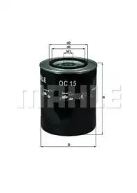 Масляный фильтр MAHLE ORIGINAL купить