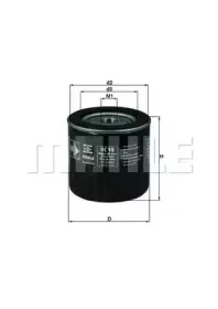 Масляный фильтр MAHLE ORIGINAL купить