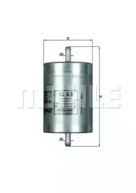 Топливный фильтр MAHLE ORIGINAL купить