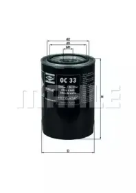 Масляный фильтр MAHLE ORIGINAL купить