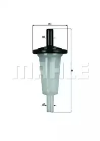 Топливный фильтр MAHLE ORIGINAL купить