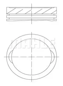 Воздушный фильтр MAHLE ORIGINAL купить