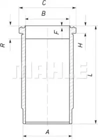 Воздушный фильтр MAHLE ORIGINAL купить