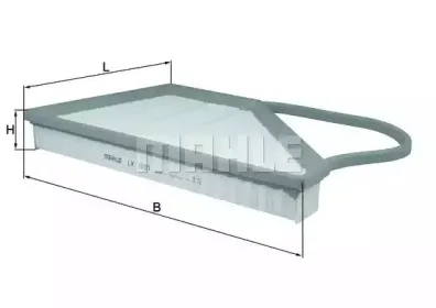 Воздушный фильтр MAHLE ORIGINAL купить