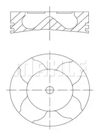 Воздушный фильтр MAHLE ORIGINAL купить