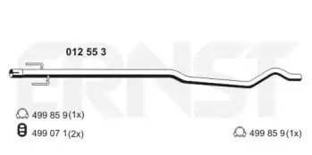 Ремонтная трубка, катализатор ERNST купить