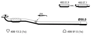 Труба выхлопного газа ERNST купить