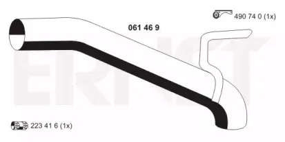 Труба выхлопного газа ERNST купить