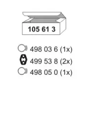 Монтажный комплект, глушитель ERNST купить