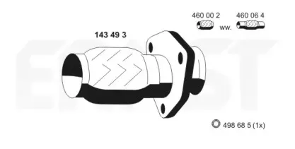 Гофрированная труба, выхлопная система ERNST купить