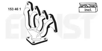 Коллектор, система выпуска ERNST купить