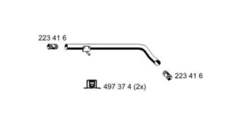 Труба выхлопного газа ERNST купить
