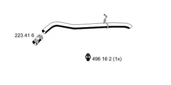 Труба выхлопного газа ERNST купить
