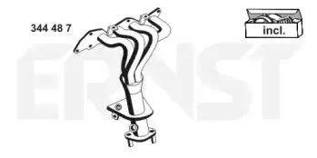 Коллектор, система выпуска ERNST купить