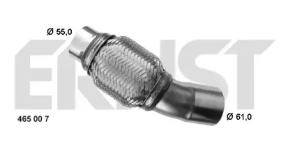 Гофрированная труба, выхлопная система ERNST купить