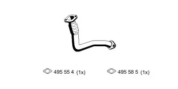 Труба выхлопного газа ERNST купить