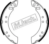 Комплект тормозных колодок fri.tech. купить